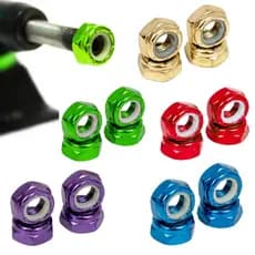 Porca para truck de skate ou Longboard eixo - porca de roda - colorida