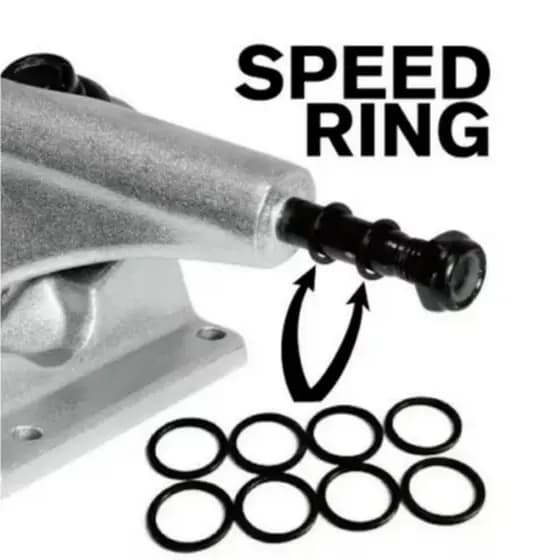 Arruela Para Truck Speed Rings 8 Para Eixo De Skate Ou Longboard 0,5mm