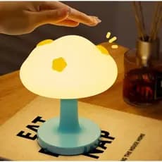 Luminária Abajur Nuvem Led Infantil Luz Noturno Silicone