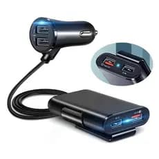 Carregador Veicular 4 Portas Com Extensor 2 Portas Uber