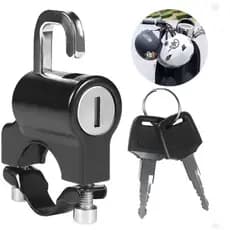 Tranca Para Capacete Moto Fixa No Guidão