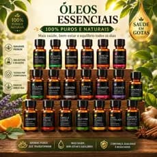 Óleo Essencial 100% Puro Importado Tropfen 10 mL - Aromaterapia Aromatizador Difusor Elétrico