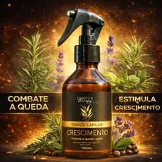 Tônico para Crescimento Capilar Antiqueda Poderoso com Óleo de Alecrim - 100 mL