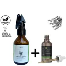 Kit - Tônico Crescimento Capilar e Antiqueda 100 mL + Óleo Essencial de Alecrim Puro 10 mL