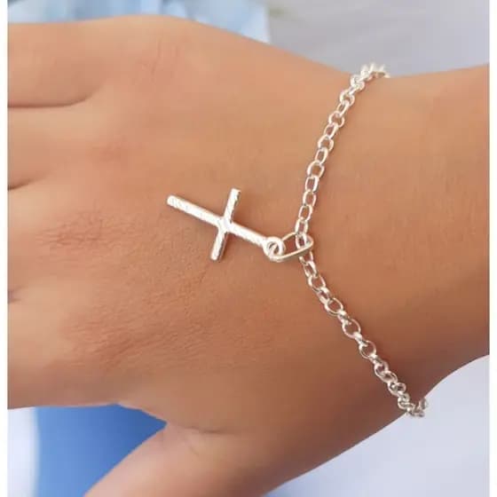 pulseira Infantil de prata 925 unissex