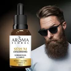 Aroma Floral - Serum de Crescimento Barba Cabelo Sobrancelha e Cílios