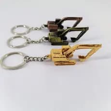 Chaveiro De Escavadeira De Pá Modelo De Mini Guindaste De Metal 3D