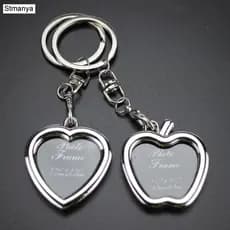 Porta-Chaves Photo Frame Lovers-Fashion New love keychain Chaveiro De Boa Qualidade Para Homens E Mulheres Presentear Jóias # 17017