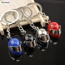 Chaveiro De Capacete De Motocicleta Estéreo De Segurança Para Chave De Carro / Motocicleta