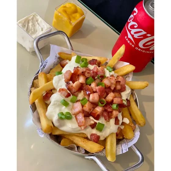Kit com 10 Frigideiras Pergaminho Com  Alças N 16 para Porções de fritas ou salgados