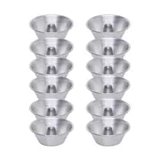 Kit 12 Formas De Mini Pudim Tamanho N 7 - Capacidade 50 Ml