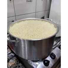 Panela Caçarola Alumínio Reforçado N 34 Cabe 1 Pacote de Arroz - Para Industria Hotel Restaurante Capacidade 15 Litros