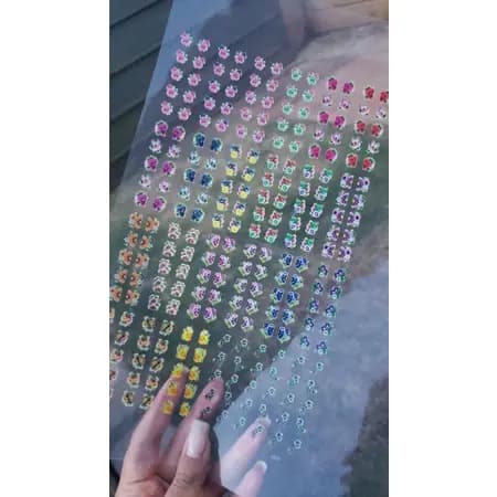 kit 250 adesivo artesanal 3d