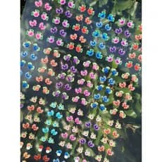 10 Adesivos de Unhas 3D (1 cartela com 10 adesivos) Variados