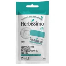 Sachê Refil Desodorante Creme Antitranspirante  Herbissimo 45G