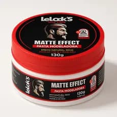 Pasta Modeladora Lelook’s Matte Effect 130g – Fixação Forte e Efeito Seco