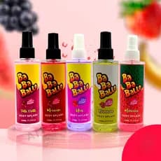 Body Splash  Unissex Cheirinho de Chiclete Morango - Melancia - Tutti-Frutti - Banana - Uva