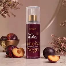 Body Splash Feminino Ameixa Negra 200ml Fragrância Suave e Agradável