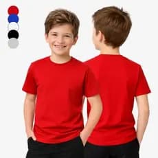 Camiseta Básica Masculina Menino Infantil Juvenil – Conforto e Estilo Diário