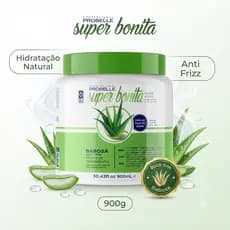 Creme De Pentear Super Bonita Babosa 900g Anti Frizz Hidratação E Brilho