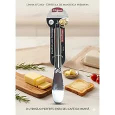 Espátula de Manteiga em Inox - Espalhador de Manteiga, Requeijão e Patês