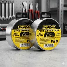 Kit 2 Fitas Silver Tape Startools 45mm x 5m Reforçada 150 Microns Alta Resistência