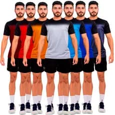 KIT 7 Camisas Camisetas Masculina Slim Fit P/Academia Corrida Confortável Tamanhos Especial