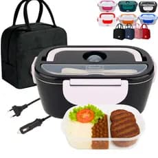 Marmita Elétrica Bivolt 12v24v110v220v – Esquenta Comida em Qualquer Lugar