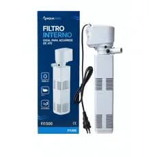 FILTRO INTERNO C/ BOMBA SUBMERSA AQUAVERSO 1500L/H  3 em 1 OXIGENIO PARA AQUÁRIOS ATÉ 120L
