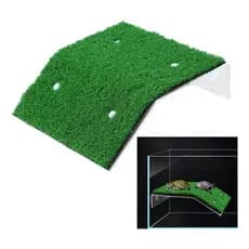 Plataforma Rampa de Grama Para Terrario De Tartatugas E Repteis Pequena Média e Grande