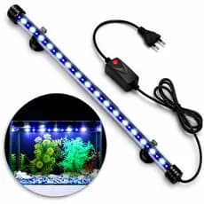 Lâmpada Subaquática Aquatank Luminária de LED Cor Azul e Branco Para Aquário e Paisagismo
