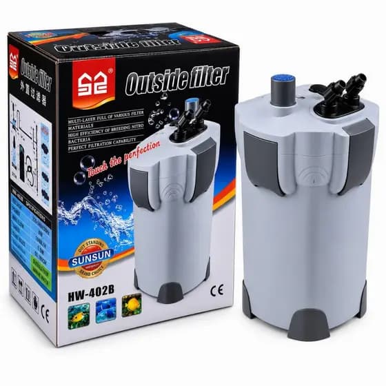 Sunsun Filtro Canister Com Lampada Uv 9w Germicida Hw-402B 1000l/h P/ Aquários Até 200L
