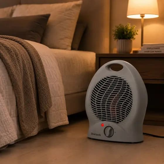 Aquecedor De Ar Elétrico 1000W Portátil Aquecimento Rápido Inverno Portatil