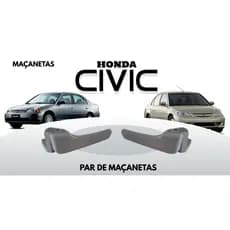 Par De Maçanetas Interna Gatilho Puxador Civic 01 A 06