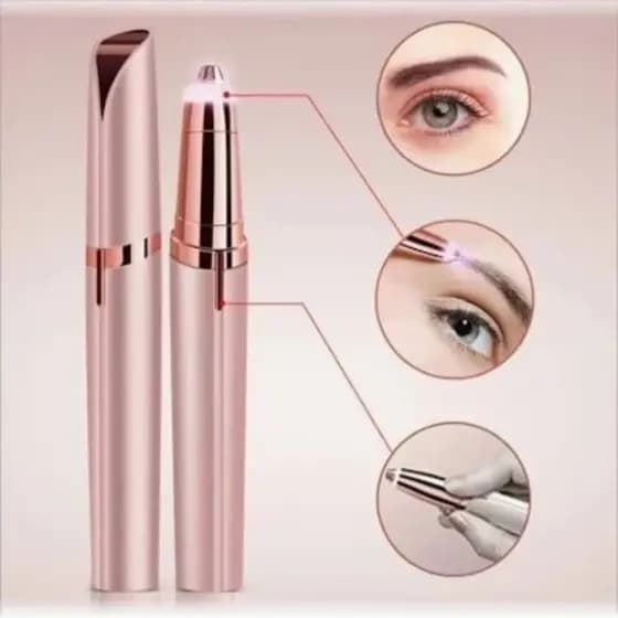 Kit 1 2 3 Caneta Depiladora Sobrancelha Elétrico Recarregável USB Bivolt portátil femino