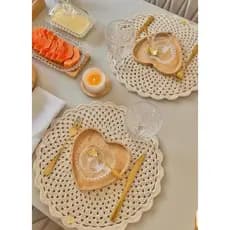Sousplat de Crochê / Feito à Mão / sousplat boho / mesa posta / supla / lugar americano boho
