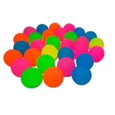 Bolinha Pula Pula /quica Bolinha/ Bolinha Pulapula/ Bolinha Perereca 27mm Neon 50 Unidades
