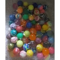 Bolinha Pulapula/pula-pula/quica Bolinha/ Bolinha Perereca 32mm Pacote Com 100 Bolinhas Variadas