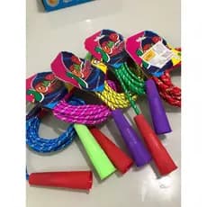 Corda de Pular Infantil e Adulto 2,20m cores vibrantes