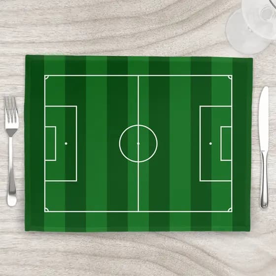 Lugar Americano 33x45cm Oxford Futebol - Decoração Mesa Posta Esporte