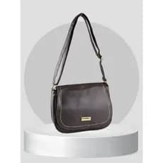 Bolsa feminina media tiracolo transversal com tampa RK-2046