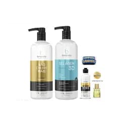 Borabella Selagem Orgânica Profissional E Shampoo 2x1 Litro +neutraquimic 90 ml+ óleo