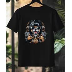 Blusa Infantil Menino Estampa Estilo Hip Hop Verão Conforto Para o Dia a Dia