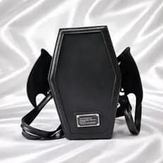 Mini Mochila Little Bat - Couro Sintético Gótica