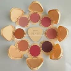 Blush Compacto Glass Ruby Rose Ultrafino Aveludado