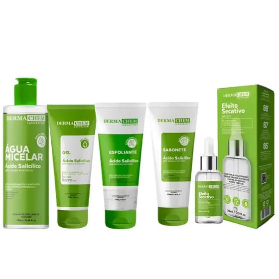Skin Care Limpeza De Peles Oleosas E Acne- Dermachem