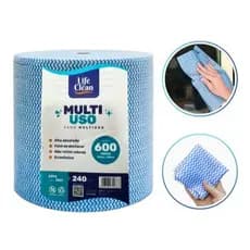 Pano Multiuso Para Limpeza Estilo Perfex - Rolo 20X240 com 600 Panos