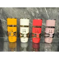 Kit com 2 Perfumes Arabe Feminino CONTRATIPOS Yara O queridinho Presente Entrega rapida presente dia dos namorados