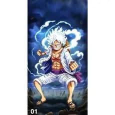 Quadro Anime 3 ou 1 unidade  - One Piece  -  Monkey  D Luffy - Joy Boy