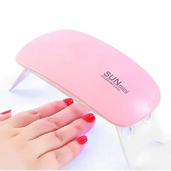 Mini Cabine Led/uv Sun Mini Portátil 6w Seca Rápido Unha Unhas Gel Esmalte OFERTA